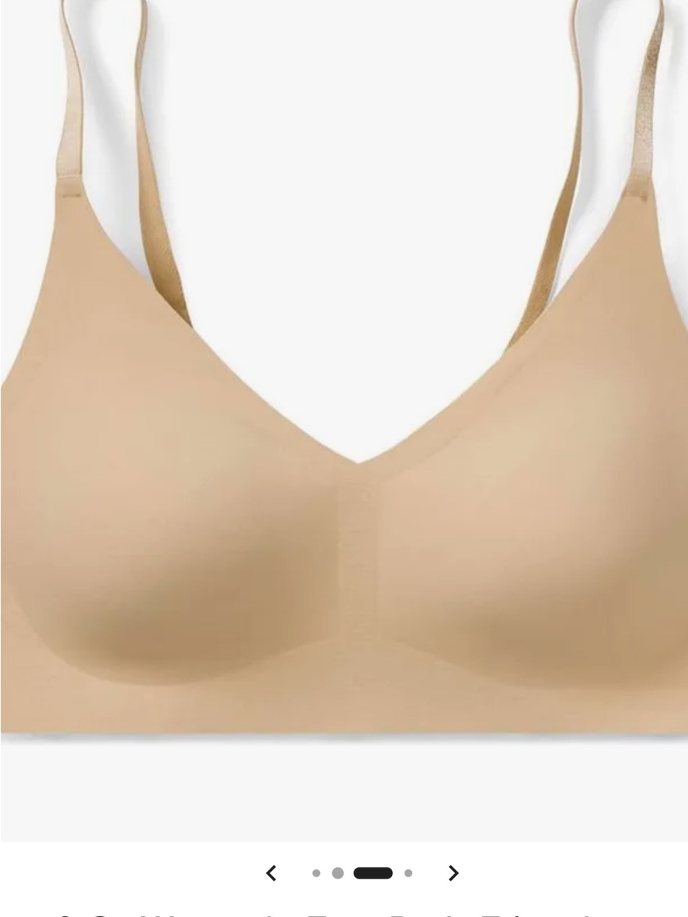 True & Co triangle convertible strap bralette MD
